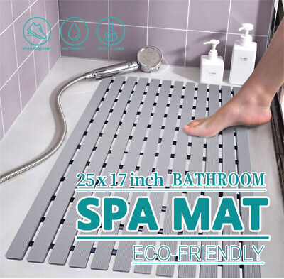#ad Premium Bath Tub Shower Mat Anti Slip PVC Bathroom Floor Pad Anti bacterial Mat $23.99