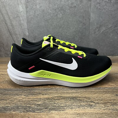 #ad Nike Air Winflo 10 XCC Sz 13 Mens Black Volt Running Shoes $39.95