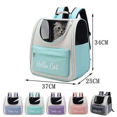 #ad Pet Puppy Dog Carrier Backpack Travel Tote Shoulder Bag Mesh Sling Carry Pack $51.37