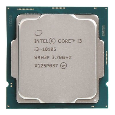 #ad Intel Core i3 10105 10th Gen Comet Lake 4 Quad Core 3.70 GHz Processor FCLGA1200 $79.99
