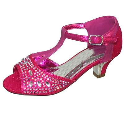 #ad little girls high heel shoes high heels for kids children Fuchsia Children Size $39.99