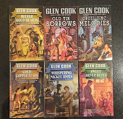 #ad Glen Cook Garrett P. I. 6 Lot Fantasy Grimdark PB Books Good Cond $18.99