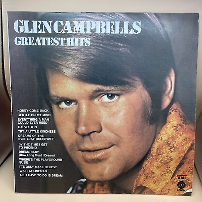 #ad Glen Greatest Hits Campbell Vinyl GLEN CAMPBELL Campbells Campbell#x27;s Record EMI GBP 3.99