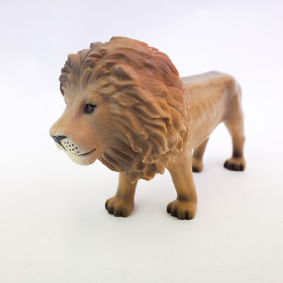 #ad Terra by Battat Lion Figure Safari Zoo Animal Realistic Miniature Figurine Toy $6.29