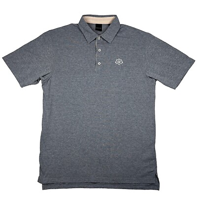 #ad Dunning Golf Coolmax Polo Shirt Men L Tennis Outdoor Country Club Prep $19.99