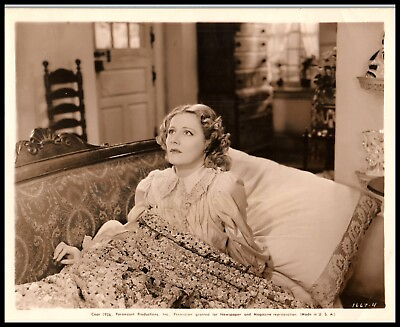 #ad Hollywood Beauty IRENE DUNNE STYLISH POSE STUNNING PORTRAIT 1936 Photo 662 $21.59