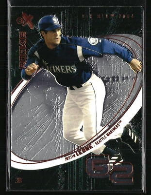 #ad Justin Leone 2004 E X #55 Baseball Card 500 $1.79