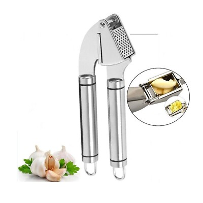 #ad Premium Stainless Steel Garlic Clip Manual Portable Kitchen Making Press Squeeze $13.01