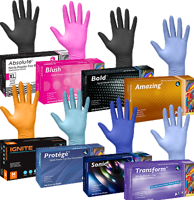 #ad Aurelia Nitrile Latex Exam Industrial Gloves High Quality Medical Choose Sizes $69.99