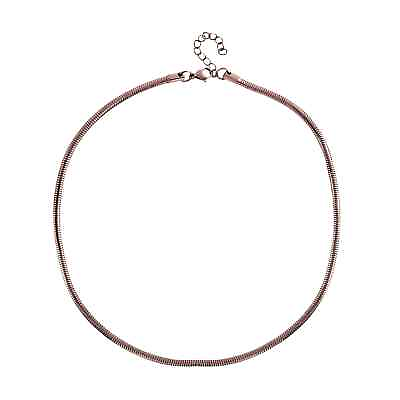 #ad Stainless Steel ION Plated Rose Gold Snake Necklace Gift Jewelry Size 20 22quot; $13.98