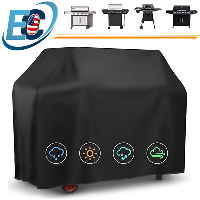 #ad BBQ Gas Grill Cover Barbecue Waterproof Outdoor Heavy Duty UV Protection 57 Inch $16.99