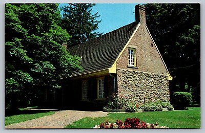 #ad Postcard DeWint House Side George Washington Masonic Shrine Tappen New York $3.95