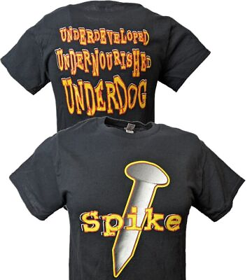 #ad Spike Dudley Underdog Black T shirt $19.95