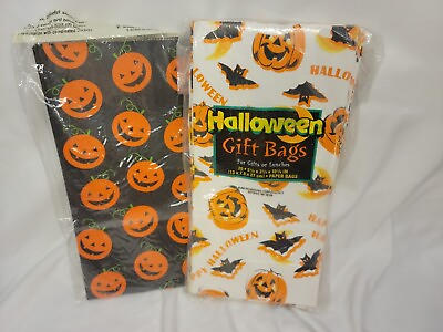 #ad Halloween Bat Trick Or Treat Vintage Bags *Open Bag Total 29 Bags $3.99