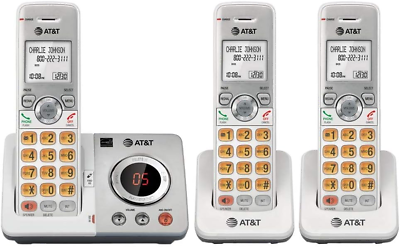 #ad ATamp;T EL52306 DECT 6.0 3 Handset Cordless Phone w Answering System amp; Caller ID $44.99