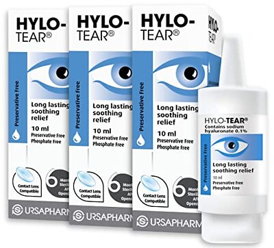 #ad Hylo Tear Long Lasting Eye Drops X 3 Triple Pack 7.5ml $54.99