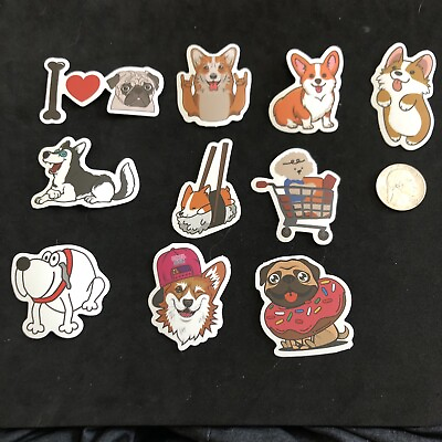 #ad Scrapbook Stickers Dog Lot of 10 Stickers. $3.25