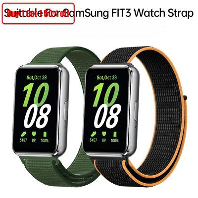 #ad For Samsung Galaxy Fit3 SM R390 Smartwatch Replacement Nylon Strap Wrist Band $5.95