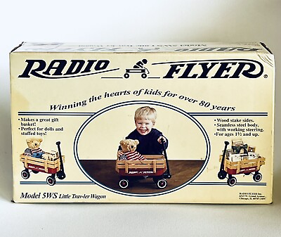 #ad Radio Flyer Mini Red Trav ler Wagon Model 5WS New Factory Sealed Little Traveler $15.19