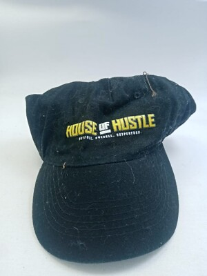 #ad Used Black Hat Cap Headwear House Of Hustle Adjustable HIT WEAR Snapback Collect $14.56