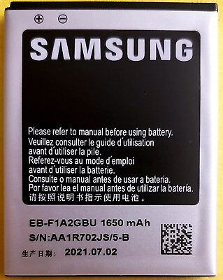 #ad Original Samsung Galaxy S2 Battery EB F1A2GBU 1650mAh for S2 i9100 $9.99