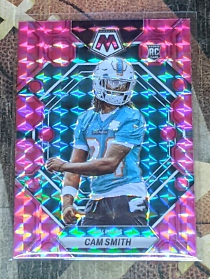 #ad Cam Smith *2023 Panini Mosaic* Pink Mosaic Prizm RC Rookie #294 Dolphins $2.49