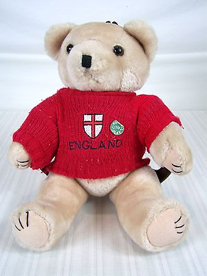 #ad England Stuffed Plush Teddy Bear Animal Press to Play $8.00