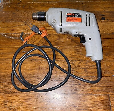#ad Skil 3 8” Drill Model 584 120V Reversing Trigger Control Corded FOR PARTS $6.99
