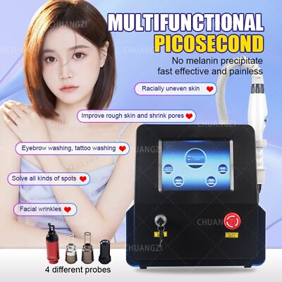 #ad Picosecond laser Nd Yag Tattoo Eyebrow line Pigment Flat Wart Ohta Nevus Remover $916.00