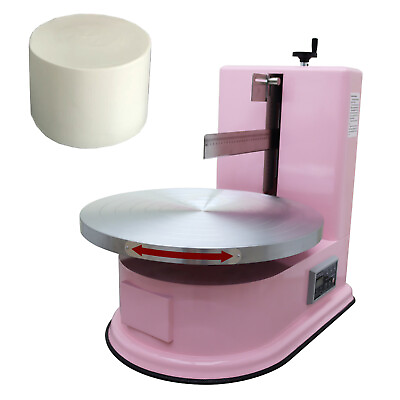 #ad 4 16in Automatic Pink Cake Cream Spreading Coating Smearing Machine 110V 60W $678.68