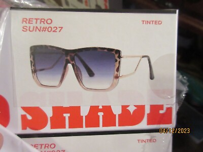#ad #ad Brand New Box MAD SHADE Designer Sunglasses Classic Retro SUN S 27 Tortoise Tint $7.55