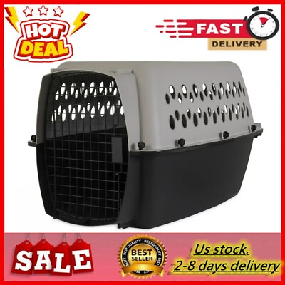 #ad Pet Kennel for Dogs Hard Sided Pet Carrier Small Medium 26in Length $45.29