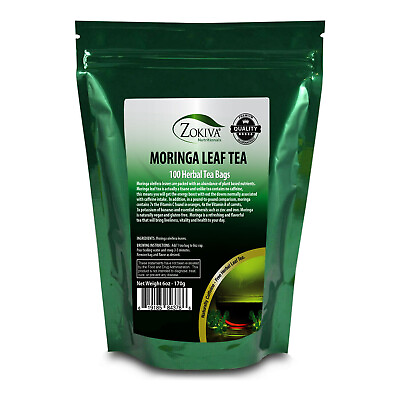 #ad Moringa Tea Bags Mega Pack 100 Organic All Natural Caffeine Free Herbal Tea $24.95
