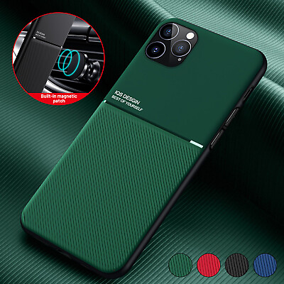 Magnetic Leather Shockproof Matte Case For iPhone 13 14 Pro Max 11 12 XS XR 7 8 $8.62