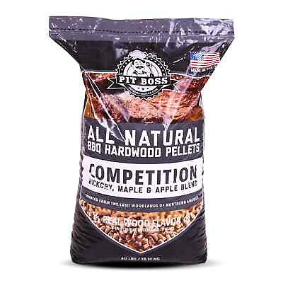 #ad Pit Boss 100% All Natural Hardwood Competition Blend BBQ Grillings 40 Pound Bag $12.35