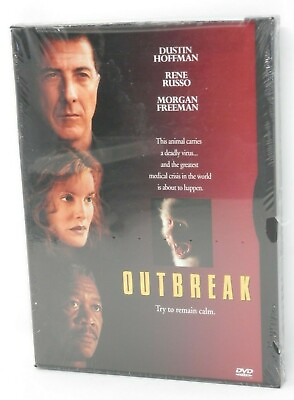 #ad Outbreak DVD Movie Technothriller Drama Dustin Hoffman Killer Virus SEALED $9.31