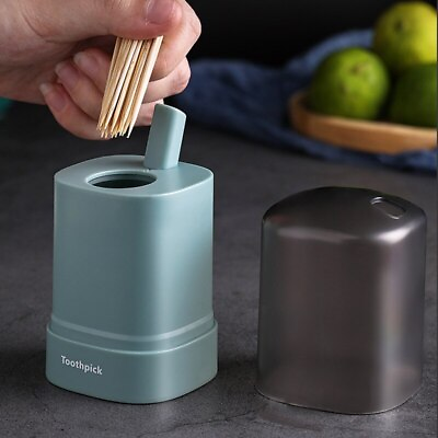 #ad EW Press Toothpick Holder Household Creative Automatic Pop up Toothpick Box $29.99