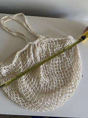 #ad String Shopping Grocery Bag Cotton Tote Mesh Net Woven Mesh Bag Reusable Shopper $10.00