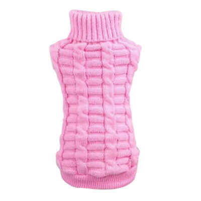 #ad Pet Jumper Dog Knitted Sweater Coat Puppy Cat Warm Coat Knitwear Clothes $9.39