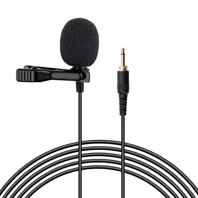 #ad 3.5 mm Omnidirectional Microphone Clip Portable Microphone 1.5m Wired Conden $8.11