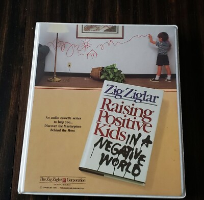 #ad Raising Positive Kids in a Negative World by Zig Ziglar 1985 Cassettes Case EUC $32.95