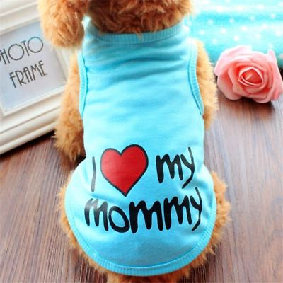 #ad Cute Pet Dog Clothes Spring T shirt Soft Dogs Clothes Pet Cat Clothing Summer Co $14.32