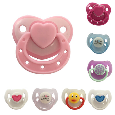 #ad Baby Doll Pacifier Dummy Pacifier for Baby Dolls Pretend Play Feeding Toys $8.00