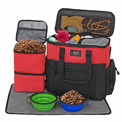 #ad #ad WOLT Pet Travel Bag Kit for Dog Carrier amp; Travel Includes 2 Food Container... $46.92