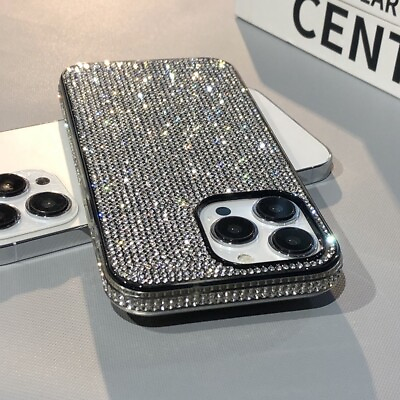 For iPhone 15 Pro Max 14 13 12 11 XS XR 8 7 6 Glitter Bling Sparkle Diamond Case $9.99