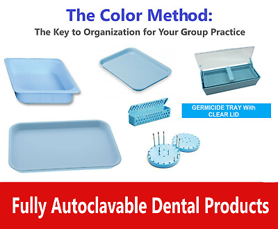 #ad Dental Procedure Set Up Trays Flat B Ritter COLOR CODE SET UP PRODUCTS Blue $25.98