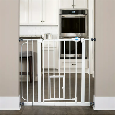 #ad #ad Extra Wide Safety Walk thru Pet Gate for Dogs with Cat Door Stands 30” tall $32.80