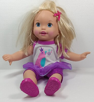 #ad Mattel Little Mommy Talk with Me Repeating Doll Works Great New Batteries 2011 $27.00