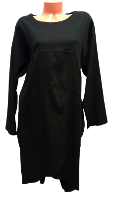 #ad Women#x27;s back stitched crew neck long sleeve dress XXL $12.99