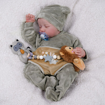 20quot; Realistic Reborn Baby Doll Realistic Sleeping Boy Dolls Newborn Baby Gift $59.99